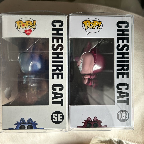 CHESHIRE CAT FUNKO POP SET NIB SOFT PROTECTORS. - Picture 6 of 6